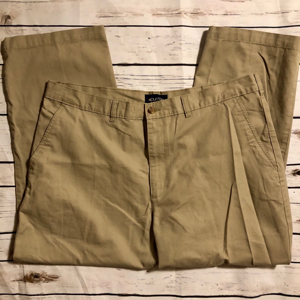 Tan Khaki Chino Puritan Pants